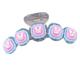 These Crafty Kawaii Animal Resin Hair Claws feature delightful bunny and bear shapes, each crafted from high-quality resin. The glossy finish and intricate detailing capture the essence of kawaii style. The crafty details add a hip DIY element to your look and turn a simple hairstyle into a fun and playful expression of your personality.